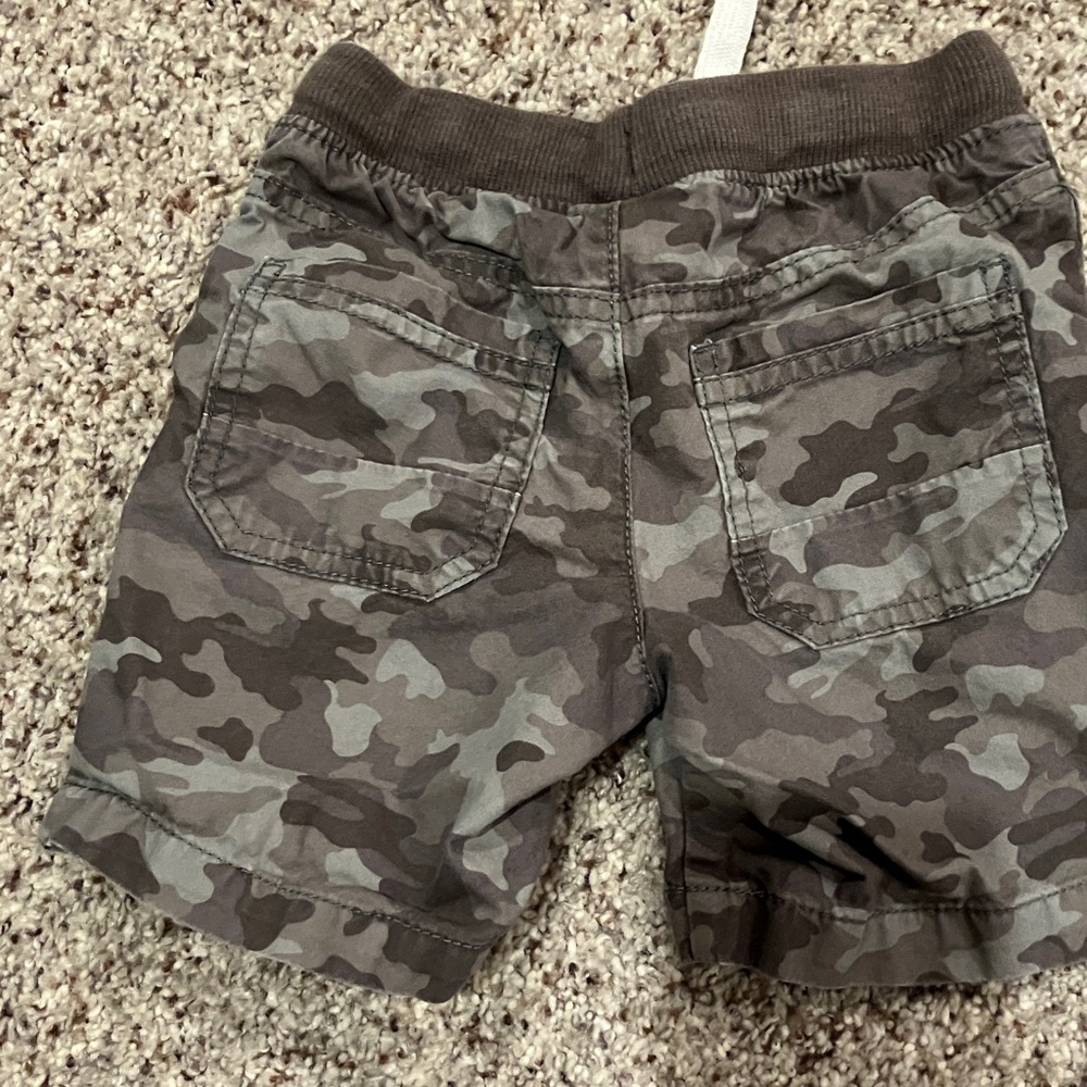 Cat & Jack Boys Shorts Lot Size 4T Camo & Jogger Shorts Blue - Picture 3 of 7